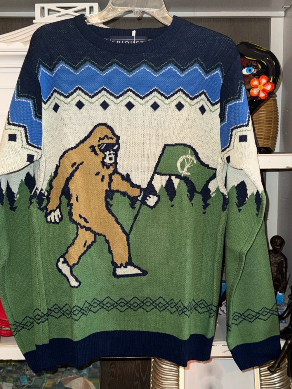 Criquet Men’s Bigfoot Sweater SZ M NWT Medium - Picture 3 of 5